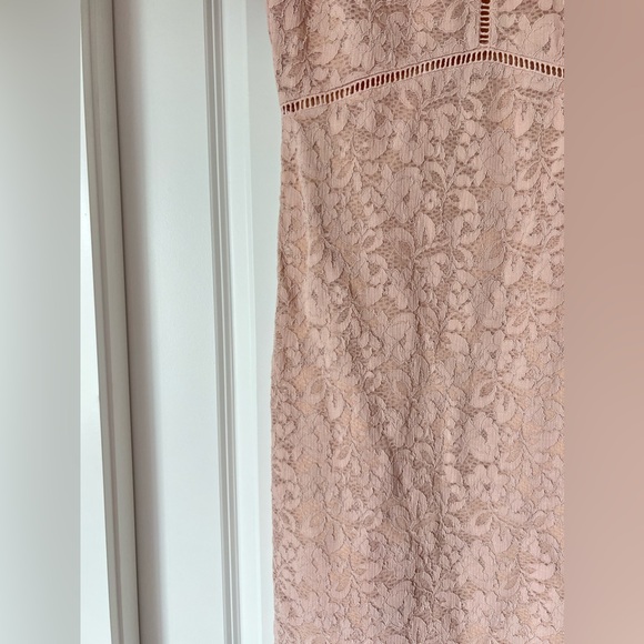 Rachel Parcell Blush Lace Dress Size XS - Picture 3 of 8